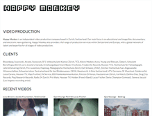 Tablet Screenshot of happymonkey.ch